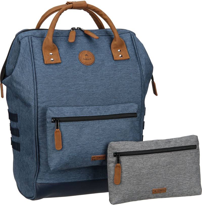 Cabaia Adventurer Oxford Large  in Blau (22.7 Liter), Rucksack / Backpack von Cabaia