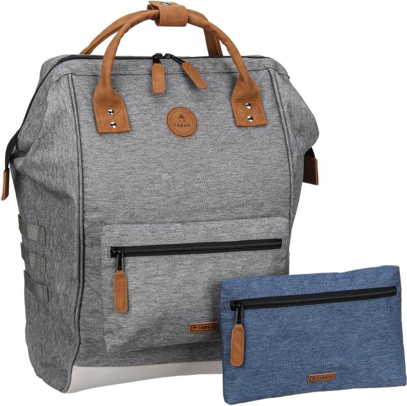 Cabaia Adventurer Oxford Large  in Grau (22.7 Liter), Rucksack / Backpack von Cabaia