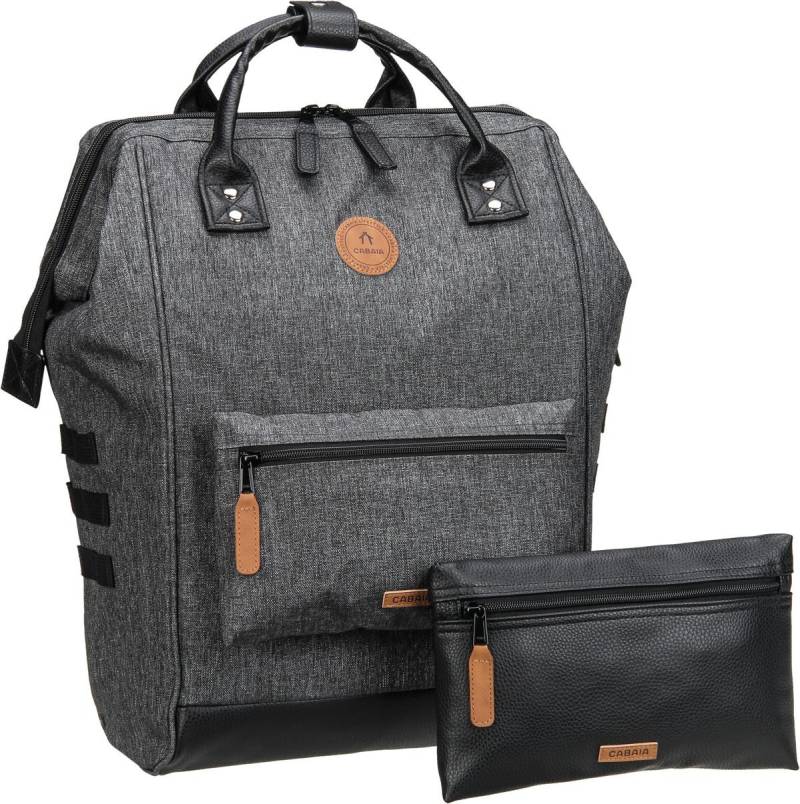 Cabaia Adventurer Recycled Oxford Large  in Grau (22.7 Liter), Rucksack / Backpack von Cabaia