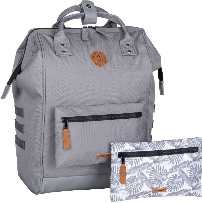 Cabaia Adventurer Recycled Oxford Large  in Grau (22.7 Liter), Rucksack / Backpack von Cabaia