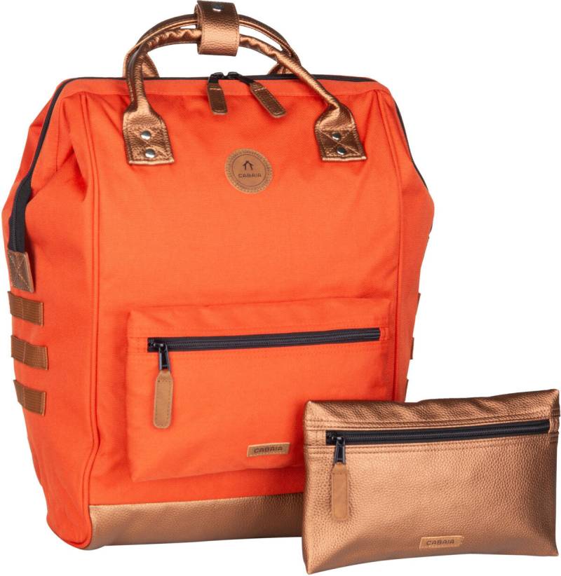 Cabaia Adventurer Recycled Oxford Large  in Orange (22.7 Liter), Rucksack / Backpack von Cabaia