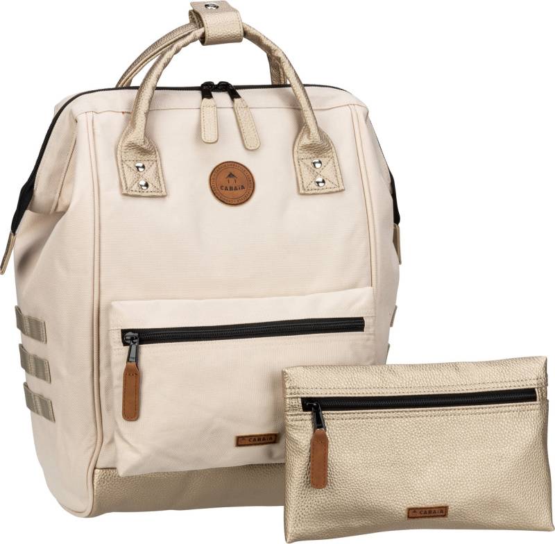 Cabaia Adventurer Recycled Oxford Medium  in Beige (23 Liter), Rucksack / Backpack von Cabaia