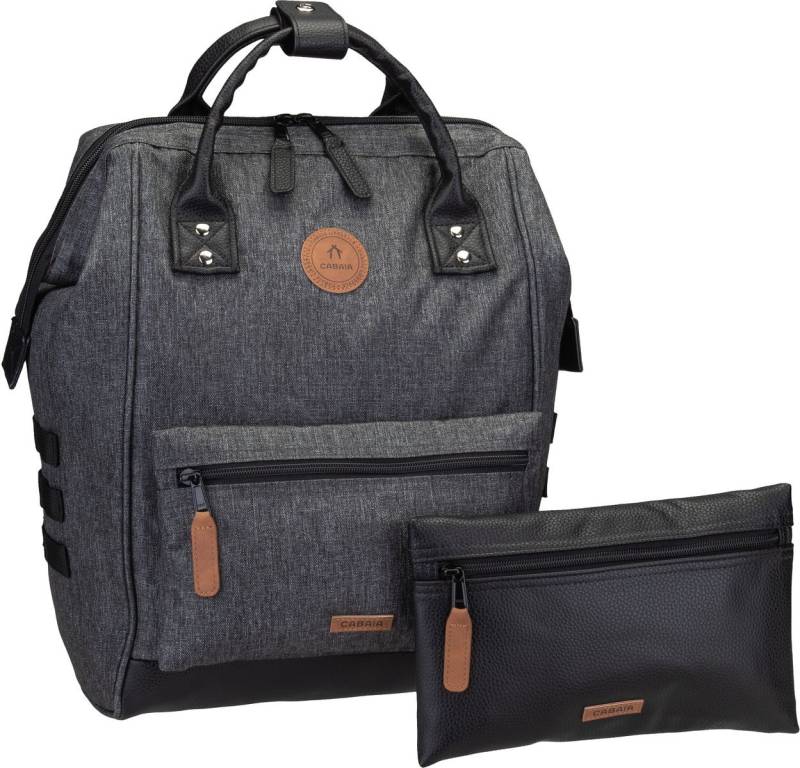 Cabaia Adventurer Recycled Oxford Medium  in Grau (23 Liter), Rucksack / Backpack von Cabaia
