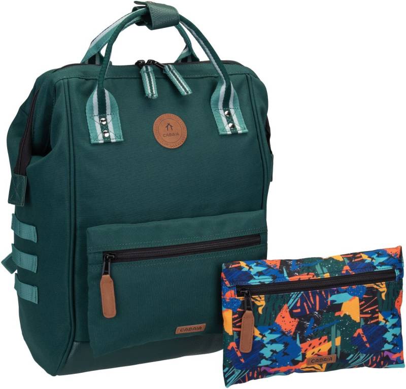 Cabaia Adventurer Recycled Oxford Medium  in Grün (23 Liter), Rucksack / Backpack von Cabaia