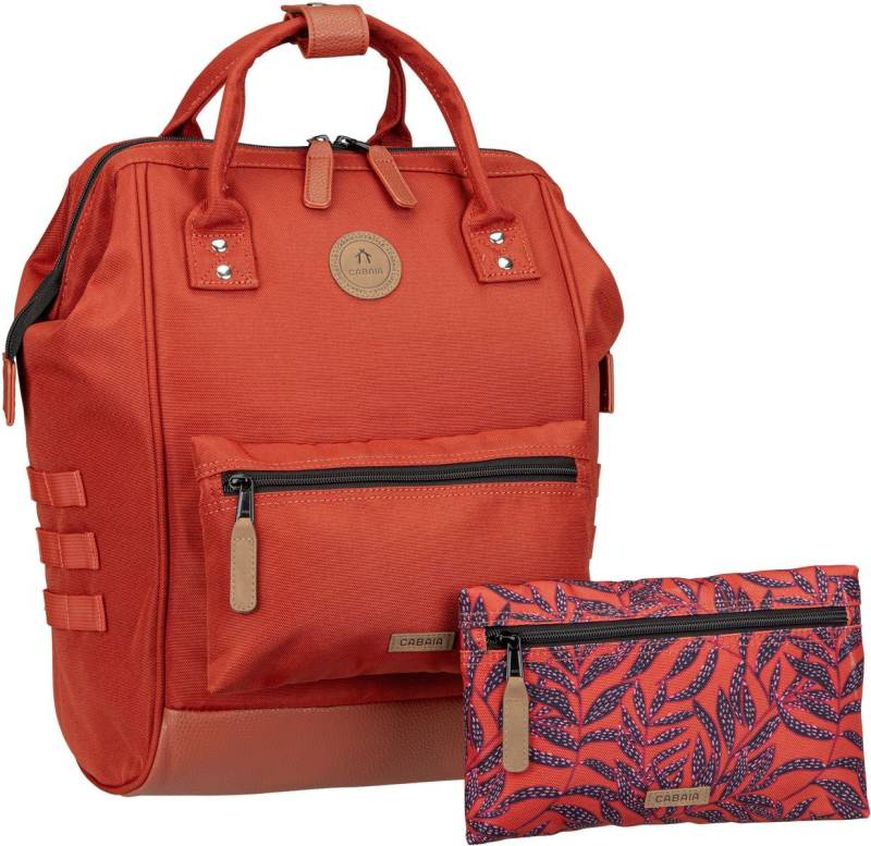 Cabaia Adventurer Recycled Oxford Medium  in Rot (23 Liter), Rucksack / Backpack von Cabaia