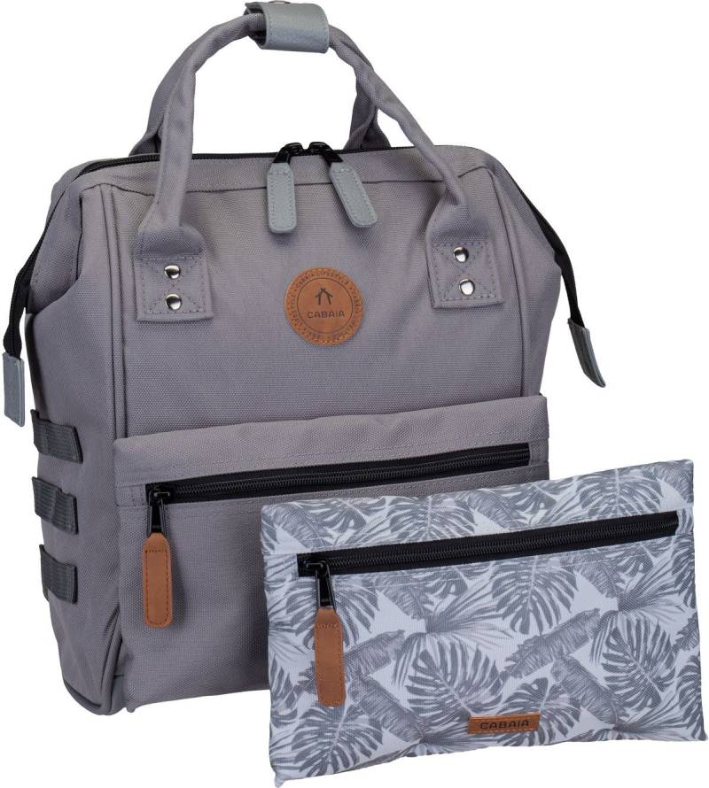 Cabaia Adventurer Recycled Oxford Small  in Grau (12 Liter), Rucksack / Backpack von Cabaia