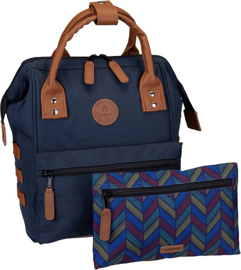 Cabaia Adventurer Recycled Oxford Small  in Navy (12 Liter), Rucksack / Backpack von Cabaia