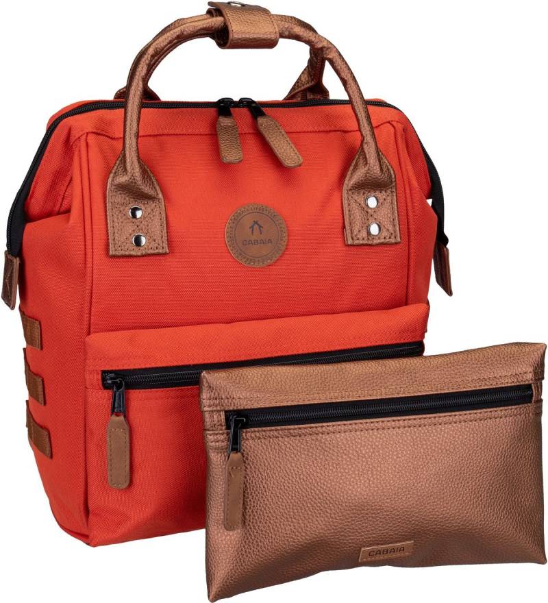 Cabaia Adventurer Recycled Oxford Small  in Orange (12 Liter), Rucksack / Backpack von Cabaia