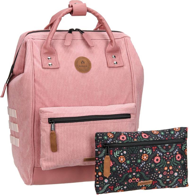 Cabaia Adventurer Recycled Velvet Medium  in Rosé (18 Liter), Rucksack / Backpack von Cabaia