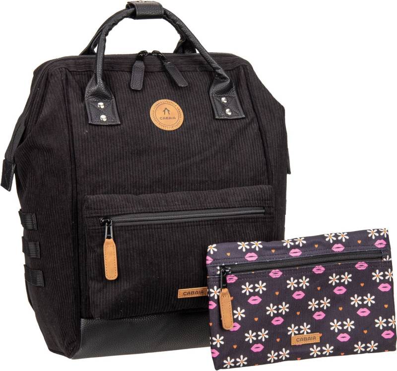 Cabaia Adventurer Recycled Velvet Medium  in Schwarz (18 Liter), Rucksack / Backpack von Cabaia