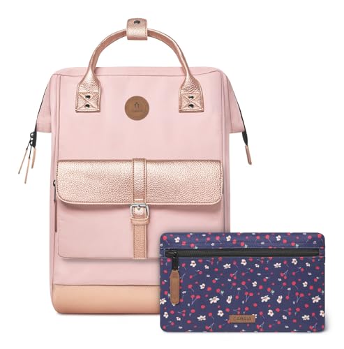 Cabaïa - Adventurer Rucksack Lima Maxi 23L - Wasserabweisend - Laptopfach bis zu 15 Zoll - 2 Vordertaschen - vegan zertifiziert - Rucksack für Reisen und Arbeit, Damen & Herren - Grün von Cabaïa