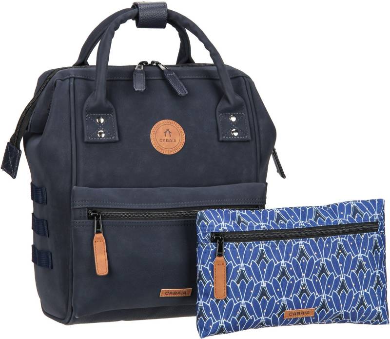 Cabaia Adventurer Vegan Nubuck Small  in Navy (12 Liter), Rucksack / Backpack von Cabaia
