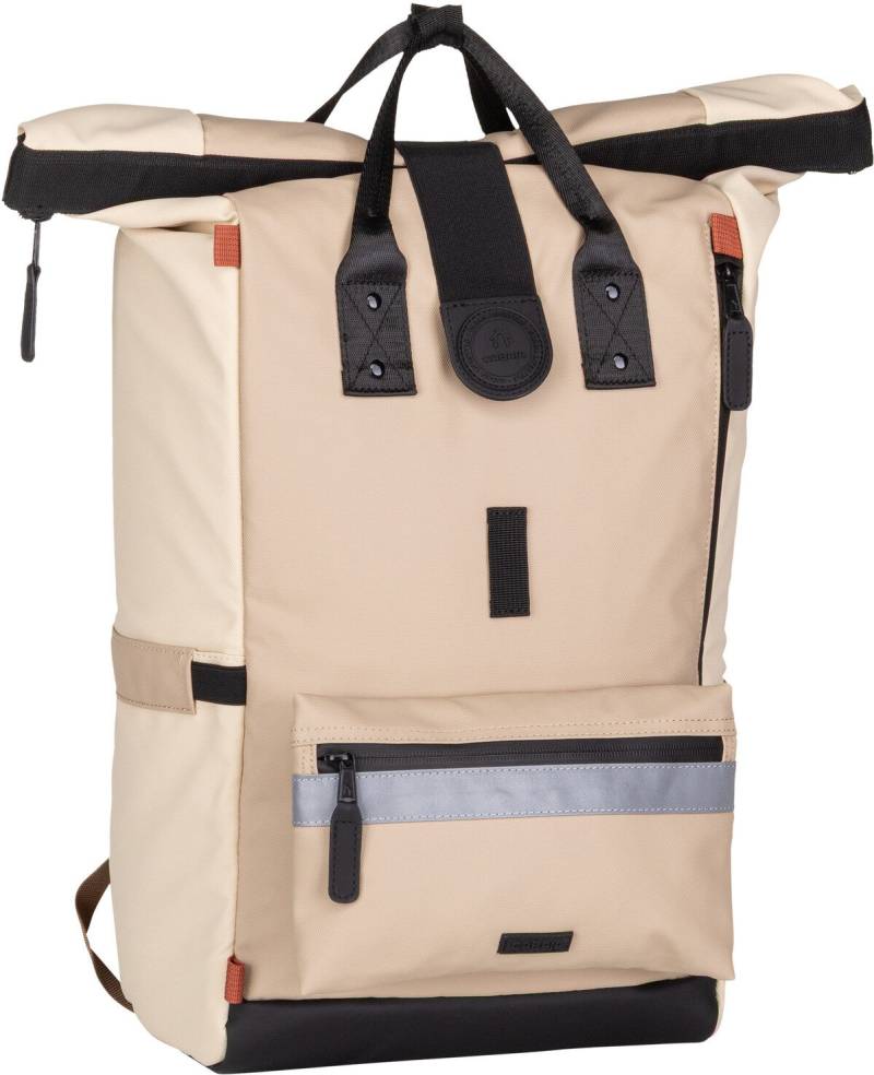 Cabaia Explorer Recycled Oxford Large  in Beige (42.9 Liter), Rolltop Rucksack von Cabaia