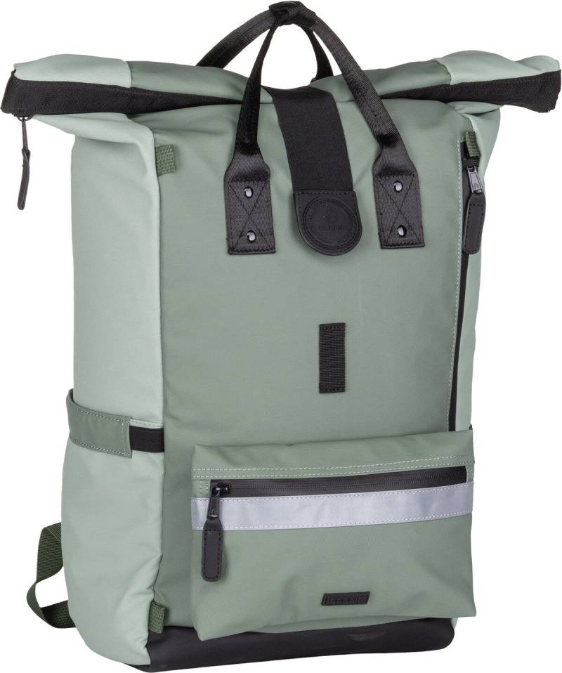 Cabaia Explorer Recycled Oxford Large  in Grün (42.9 Liter), Rolltop Rucksack von Cabaia
