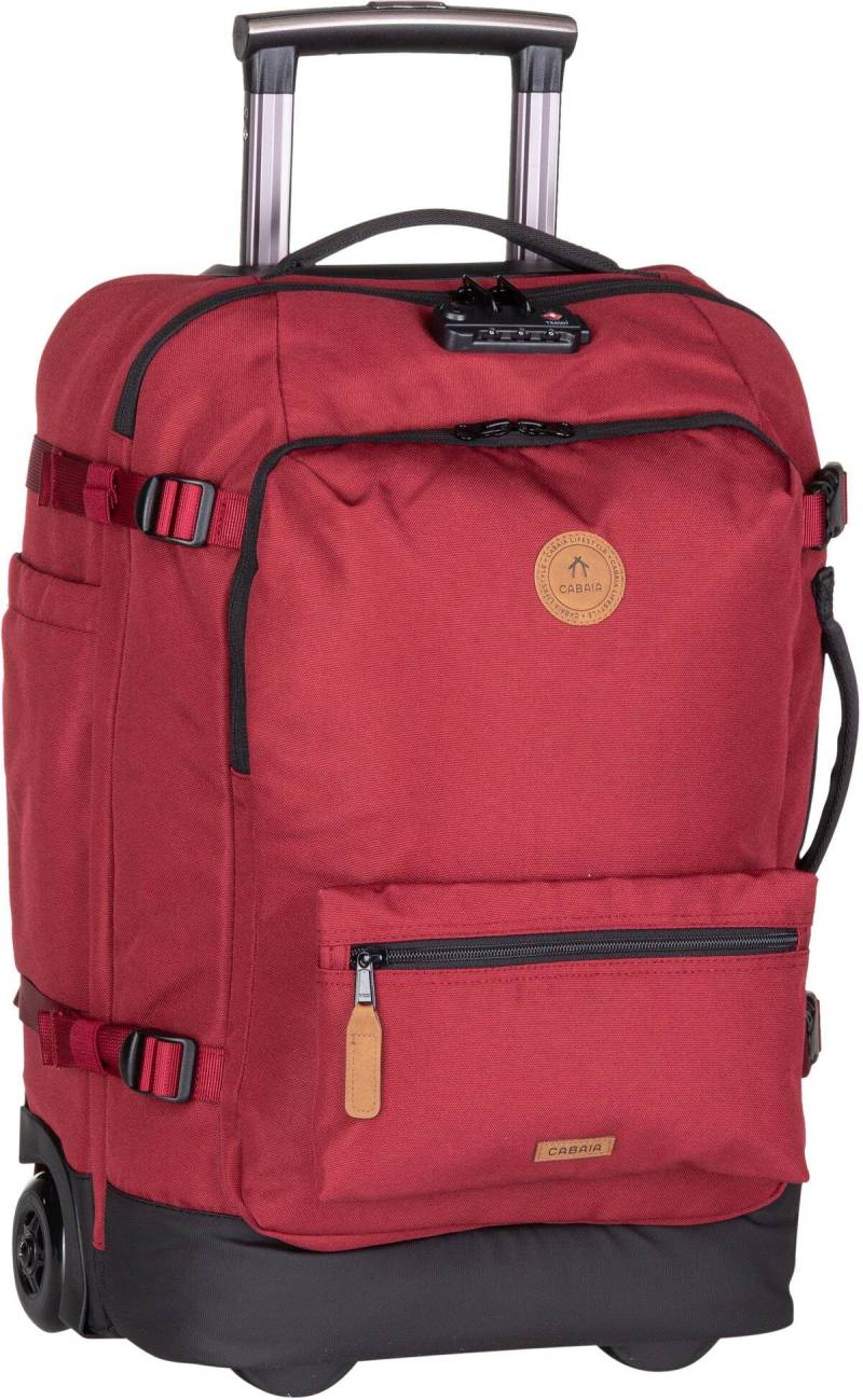 Cabaia Soft Suitcase Small  in Dunkelrot (48 Liter), Koffer & Trolley von Cabaia