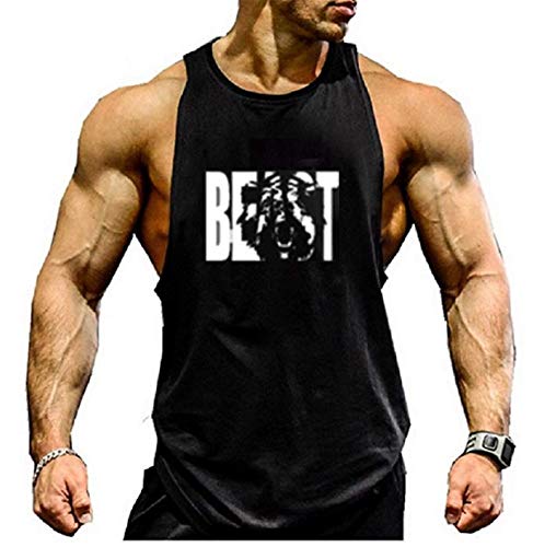 Cabeen Herren Beast Bodybuilding Stringer Tank Top Fitness Sleeveless Unterhemd Muskelshirt von Cabeen