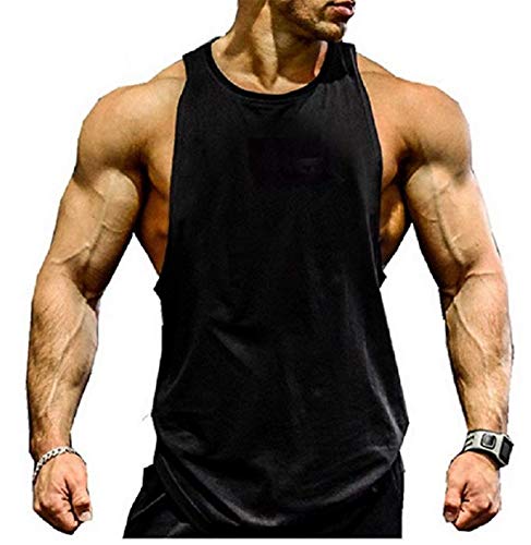 Cabeen Herren Bodybuilding Muscleshirt Tank Tops Muskel Trägershirt Unterhemd Baumwolle von Cabeen