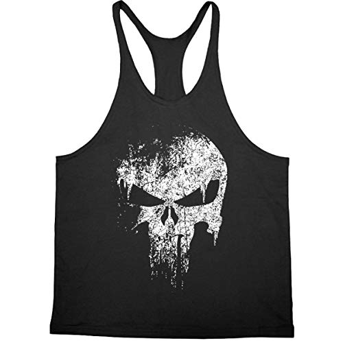 Cabeen Herren Muscleshirt Tank Top Muskel Bodybuilding Gym Stringer Weste Y-Back von Cabeen