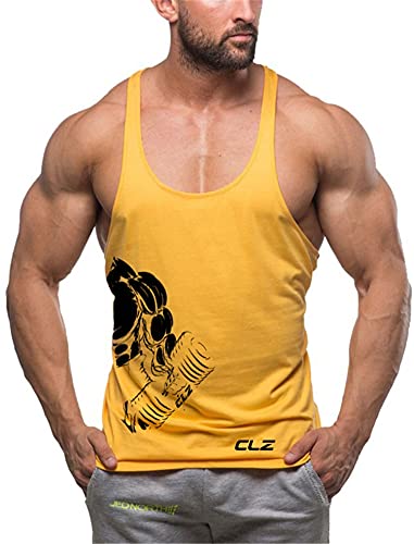 Cabeen Herren Muskelshirt Sport Tank Top Gym Fitness Achselshirts Ärmellos T-Shirt Bodybuilding Unterhemden von Cabeen