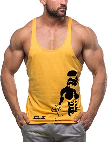 Cabeen Herren Muskelshirt Sport Tank Top Gym Fitness Achselshirts Ärmellos T-Shirt Bodybuilding Unterhemden von Cabeen