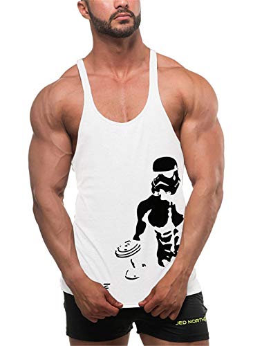 Cabeen Herren Muskelshirt Sport Tank Top Gym Fitness Achselshirts Ärmellos T-Shirt Bodybuilding Unterhemden von Cabeen