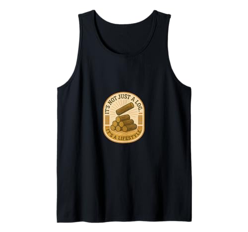 Herren It's Not Just A Log. It's A Lifestyle. Baumstammwerfen Tank Top von Caber Toss Highland Games Baumstammwerfen