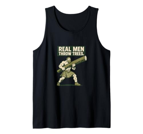 Herren Echte Männer Werfen Bäume Caber Toss Tank Top Herren Echte Männer Werfen Bäume Caber Toss Tank Top von Caber Toss Highland Games Männer Baum