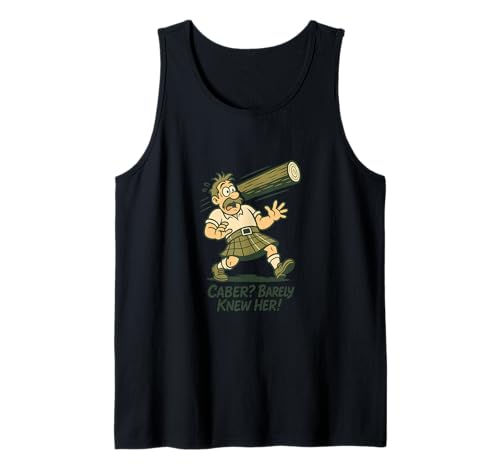 Herren Caber Toss Highland Games Caber? Barely Knew Her! Tank Top Herren Caber Toss Highland Games Caber? Barely Knew Her! Tank Top von Caber Toss Highland Games Spaß Humor