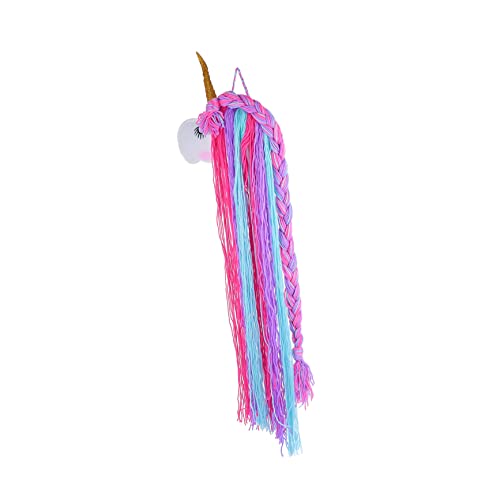 Cabilock 1 Stück einhorn haarspange Haarcliphalter Veranstalter Styling Zubehör kleiderständer Einhorn-Stirnband-Organizer Einhorn-Haarspangen-Organizer Haarklammern Halter gefühlt Violett von Cabilock