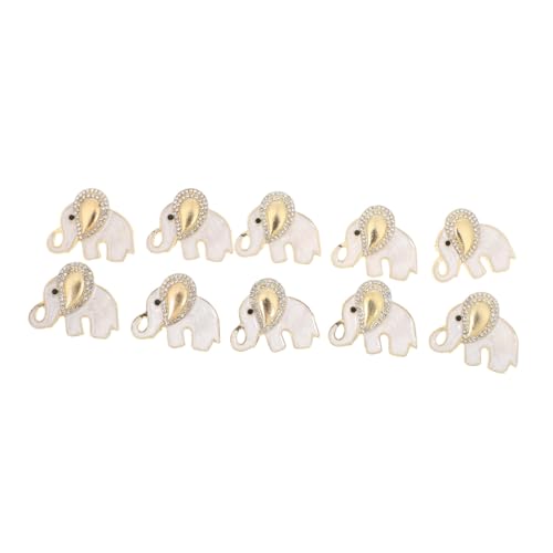 Cabilock 10stücke Anstecknadel Elefantenform Mit Strasssteinen Metallbrosche Für Jacken Pullover Damen Accessoire Für Verschiedene Anlässe von Cabilock