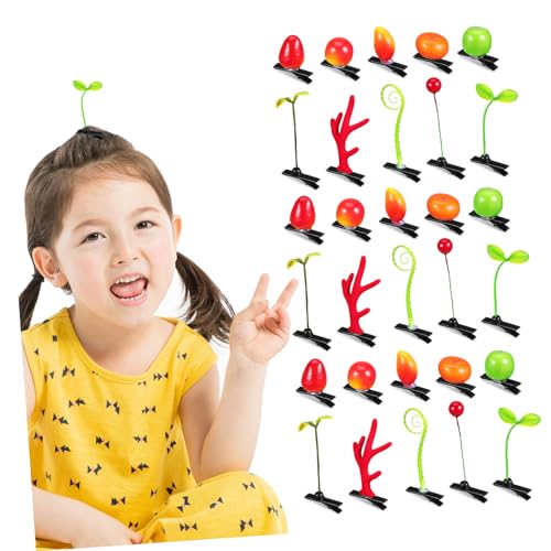 Cabilock 100stücke -clips Für Haare Süße Haarclips in Großen Mengen Sojasprossen-haarclips Als Party-accessoires Für Junge Mädchen Und Frauen von Cabilock