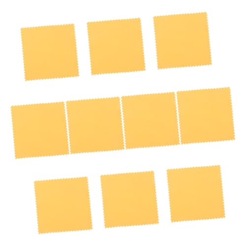 Cabilock 10stücke Schmuckreinigungstücher Für Silber Gold Messing Ringe Besteck Uhren Oberflächen Glanzwiederherstellung Kompakt Für Reisen Anwendbarkeit Für Empfindliche Materialien von Cabilock