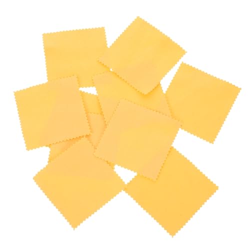 Cabilock 10stücke Schmuckreinigungstücher Für Silber Gold Messing Uhren Poliertücher Zur Glanzwiederherstellung Für Ringe Besteck Münzen Schmuckpoliertücher Zur Von Oberflächen von Cabilock