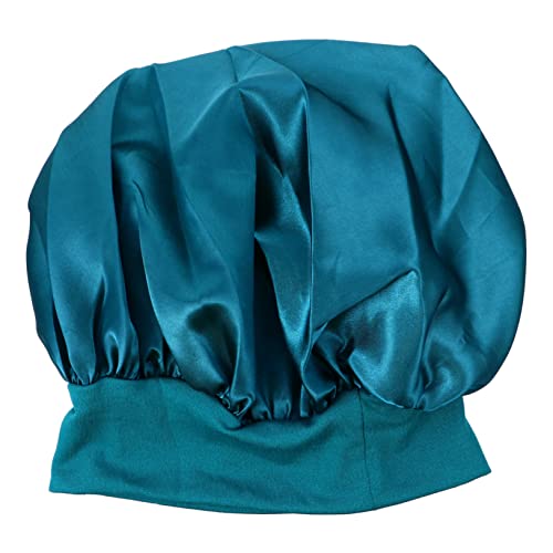 Cabilock 1stk Haarhut Turban-duschhaube Schlafmütze Elastische Satinhauben La Hüte Für Frauen Nachtkopfbedeckung Frauen Schlafen Hut Duschhut Strickmütze Elastischer Stoff Fräulein Mädchen von Cabilock