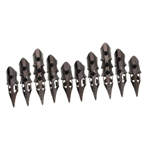 Cabilock 2 Sätze Teiliges Vintage Punk Cosplay Ringe Aus Robustem Legierungs Material Halloween Finger Ringe Für Damen Und Herren Schmuck Accessoires Für Party Und Alltag 5 Stück * 2 von Cabilock