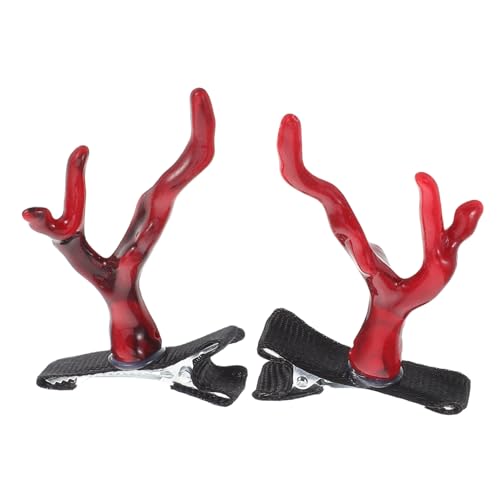 Cabilock 2stücke Drachenhorn Haarnadeln Kostüm- Für Festival Süße Haarnadeln Für Frauen Und Mädchen Ausgefallene Haarspangen Einzigartige Haar-accessoires Aus Harz Und Metall von Cabilock