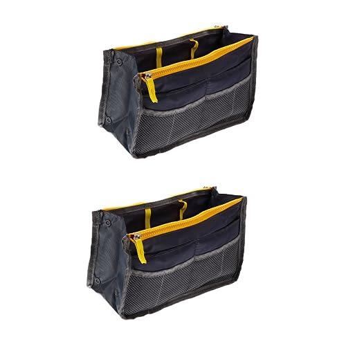 Cabilock 2 STK Handtaschenfutter Geldbörse Bento-Tasche Mit Großem Fassungsvermögen Griff-Bad-Organizer Duschablage Fürs Fitnessstudio Kosmetiktasche Für Damen Nylon Fräulein Mode Handhaben von Cabilock