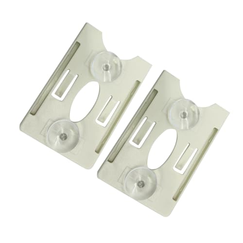 Cabilock 2 Stück Parkscheinhalter mit Saugnapf RFID Schutz Fahrzeugkartenhalter aus Langlebigem Kunststoff Stabiler Kartenclip für Windschutzscheibe Praktischer Organizer für Auto von Cabilock