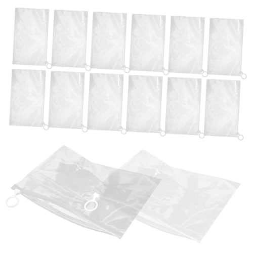 Cabilock 20 Stück Federmäppchen Wiederverwendbare Stiftetaschen für Schule und Kosmetik Tragbare Aufbewahrungstaschen und Staubdicht Transparent von Cabilock