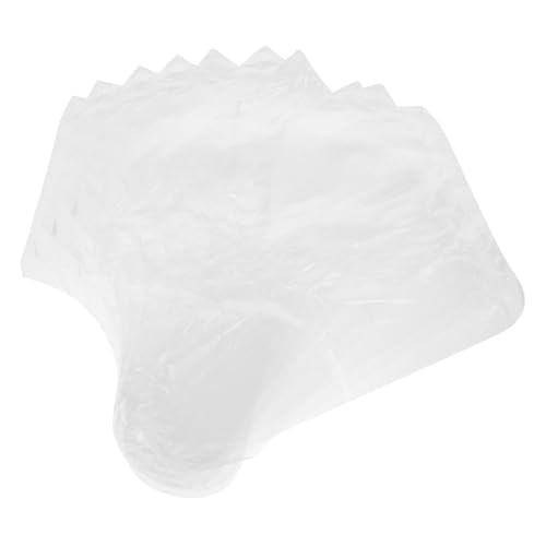 Cabilock 200 Stück Einweg Transparente Fußschutzüberzüge aus Kunststoff Große Wasserfeste Fußabdeckung für Spa Paraffin und Heißwachsbehandlungen Unisex für Damen und Herren Geruchlos und von Cabilock