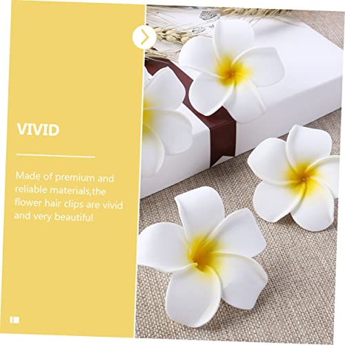 Cabilock 20stücke Blumen-haarspangen Mit Plumeria-blumen Haarnadeln Für Frauen Und Mädchen Zarte Haarschmuck-accessoires Für Hochzeit Und Party von Cabilock