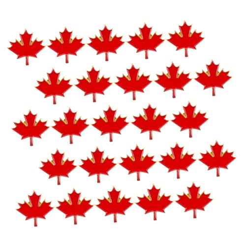 Cabilock 25 Stück Teiliges Ahornblatt Broschen Langlebigem Metall Anstecknadeln für Kleidung Taschen und Hüte Leichter Vintage Lapel Pins als Stilvolles Accessoire für Herbst und Alltag von Cabilock