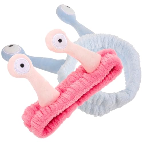 Cabilock 2St Schnecken-Make-up-Stirnband abschmink haarband make up haarband Leichtgewichtiges Dehnbares e- Spa-Stirnbänder Schneckenstirnbänder Stoff von Cabilock