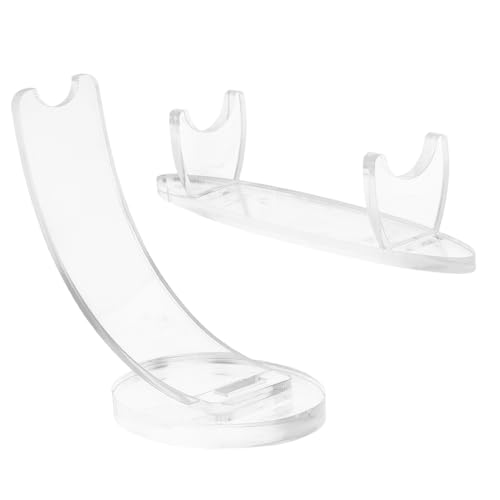 Cabilock 2stücke Acryl-stifthalter Ausstellungsstand Make-up-pinsel-rack Organizer-halter Für Nagelbürste Augenbrauenpinsel Füllfederhalter Transparent Rutschfeste Basis von Cabilock