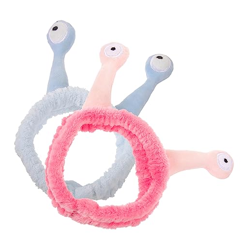 Cabilock 2stücke Kreative Schnecken-haarbänder Für Gesichtswäsche Und Make-up Spaßige Kopfband Frauen Für Anwendung Beim Duschen Spa Blau von Cabilock