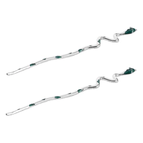 Cabilock 2stücke Schlangenkopfschmuck Aus Legierung Haarschmuck Für Frauen Essstäbchen Für Haare Haarstab Haarnadelstab Zur Verwendung Bei Halloween Und Hochzeiten Stilvoller von Cabilock