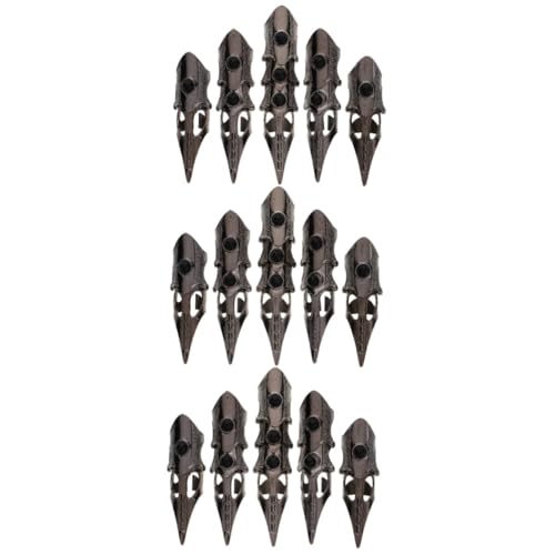 Cabilock 3 Sätze Teiliges Punk Vollfinger Ring Halloween Cosplay Schmuck Herren Fingerring Vintage Rock Animal Schädel Hand Dekoration 5 Stück * 3 von Cabilock
