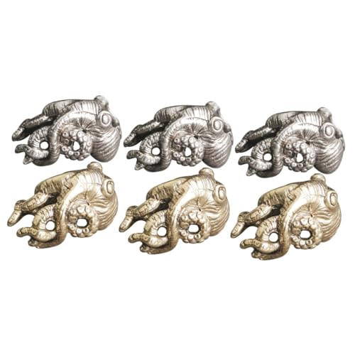Cabilock 3 Sätze Vintage Octopus Schlüsselanhänger Aus Messing Retro Dekoration Für Schlüsselbund Und Taschen Niedliche Octopus Charms Für Diy Projekte Langlebige Anhänger Für 2 Stück * 3 von Cabilock