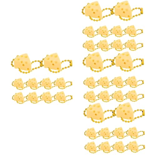 Cabilock 4 Sätze Käse Anhänger Schlüsselanhänger Bunte Charms Für Taschen Rucksäcke Und Als Party Deko Für Kreative Diy Projekte 10 Stück * 4 von Cabilock