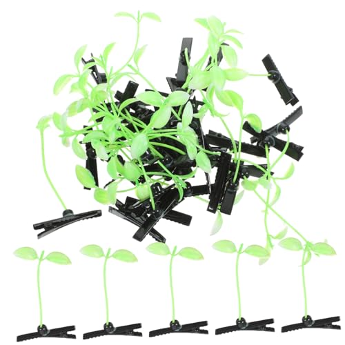 Cabilock 40stücke Metall Sojasprossen Haarspange Gras Haarschmuck Junge Mädchen Haarspange Pflanzen Look Für Geburtstag Party Zuhause Schule von Cabilock
